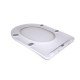Qtap Сиденье для унитаза напольного (Vlasta) 560×363×30 мм, White, с микролифтом, Slim Duroplast, Quick Release QT28228300W3 Qtap Сиденье для унитаза напольного (Vlasta) 560×363×30 мм, White, с микролифтом, Slim Duroplast, Quick Release QT28228300W3