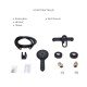 Комплект змішувачів для ванної кімнати Lidz Latwa 001Black+Lidz Latwa 006Black+Lidz Latwa 005Black+Lidz Latwa 010Black Комплект змішувачів для ванної кімнати Lidz Latwa 001Black+Lidz Latwa 006Black+Lidz Latwa 005Black+Lidz Latwa 010Black