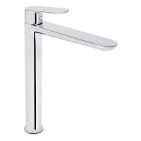 Змішувач для раковини Qtap Evia високий QTEVI269CRM47577 Chrome Змішувач для раковини Qtap Evia високий QTEVI269CRM47577 Chrome