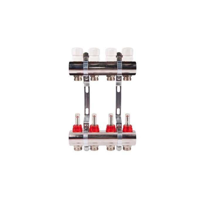 Коллектор с расходомерами SD Plus 1" 4 выхода SDO235W4