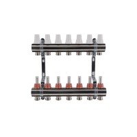 Коллектор с расходомерами SD Plus 1" 7 выходов SDO235W7