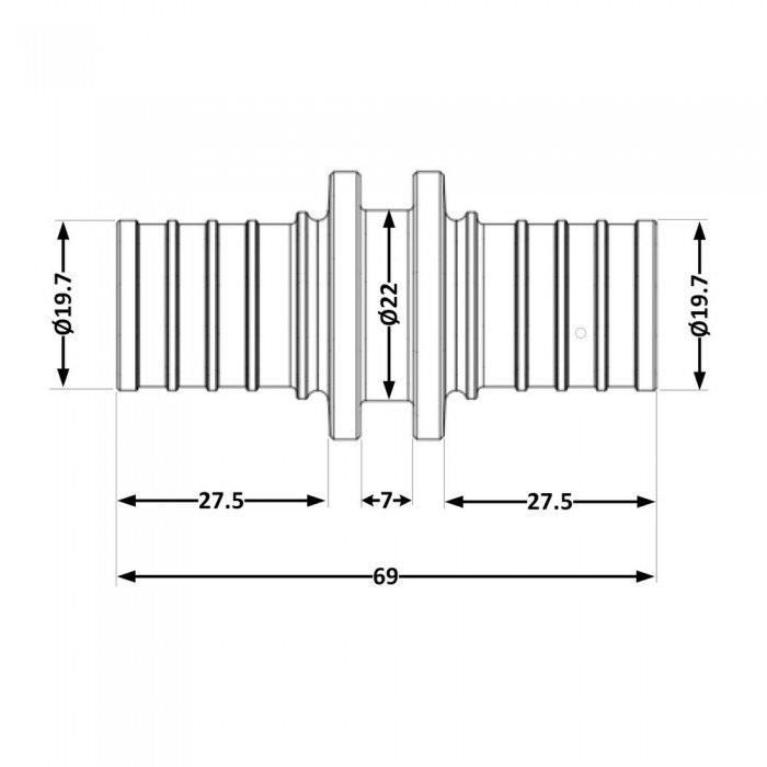 Перехідник під натяжну гільзу Icma №1032 d25х3,5 851032GX05