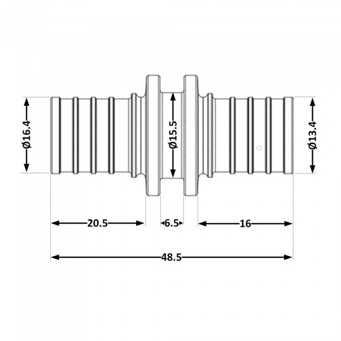 Переходних под натяжную гильзу Icma №1032 d16х2,2-20х2,8 851032GWBO05