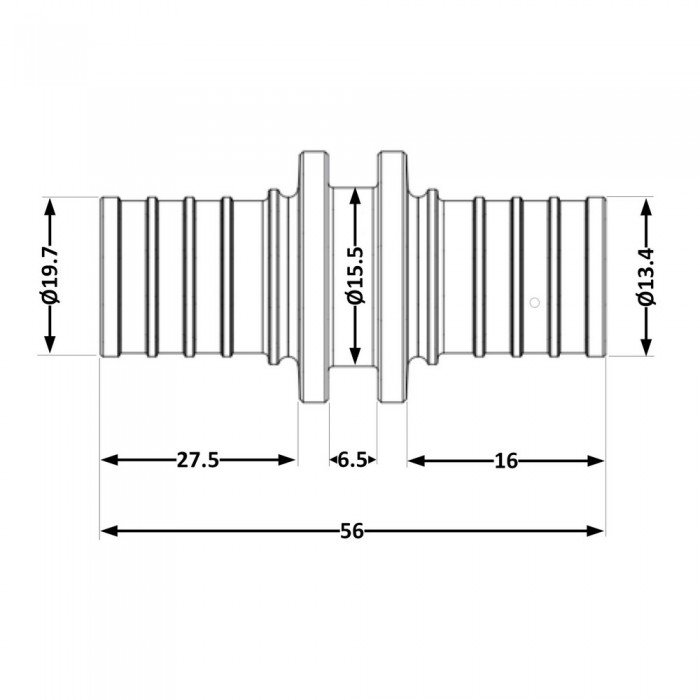 Переходних под натяжную гильзу Icma №1032 d16х2,2-25х3,5 851032GXBO05