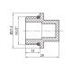 Заглушка PPR Thermo Alliance с резьбой 20х1/2" НР
