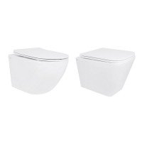 Акционный набор: Унитаз подвесной Jay Ultra Quiet QT07335177W 485х360х320 + Tern Ultra Quiet QT17332303ASW 490x365x325 Акционный набор: Унитаз подвесной Jay Ultra Quiet QT07335177W 485х360х320 + Tern Ultra Quiet QT17332303ASW 490x365x325