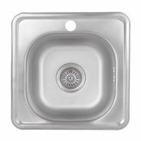 Кухонная мойка Brinex 3838 0,6 мм Satin (BRIN3835SAT06)