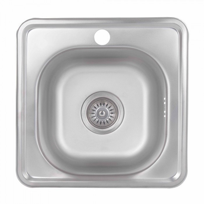 Кухонная мойка Brinex 3838 0,6 мм Satin (BRIN3835SAT06)