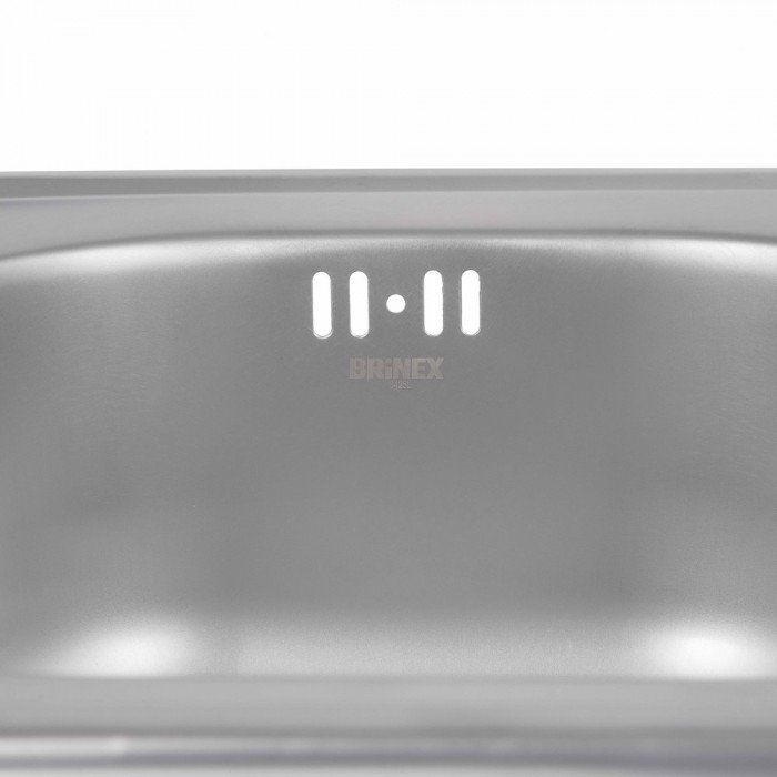 Кухонная мойка Brinex 3838 0,6 мм Satin (BRIN3835SAT06)
