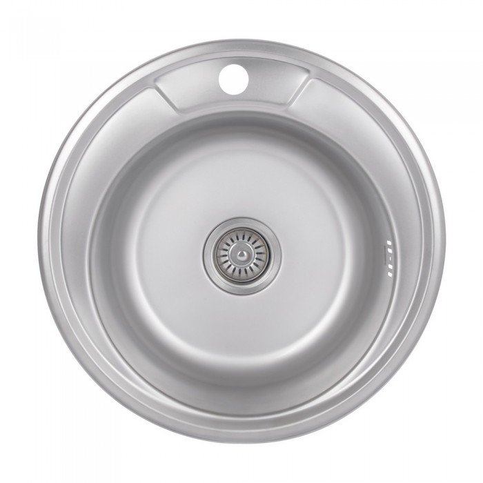 Кухонна мийка Brinex 490-A 0,6 мм Satin (BRIN490SAT06) Кухонна мийка Brinex 490-A 0,6 мм Satin (BRIN490SAT06)