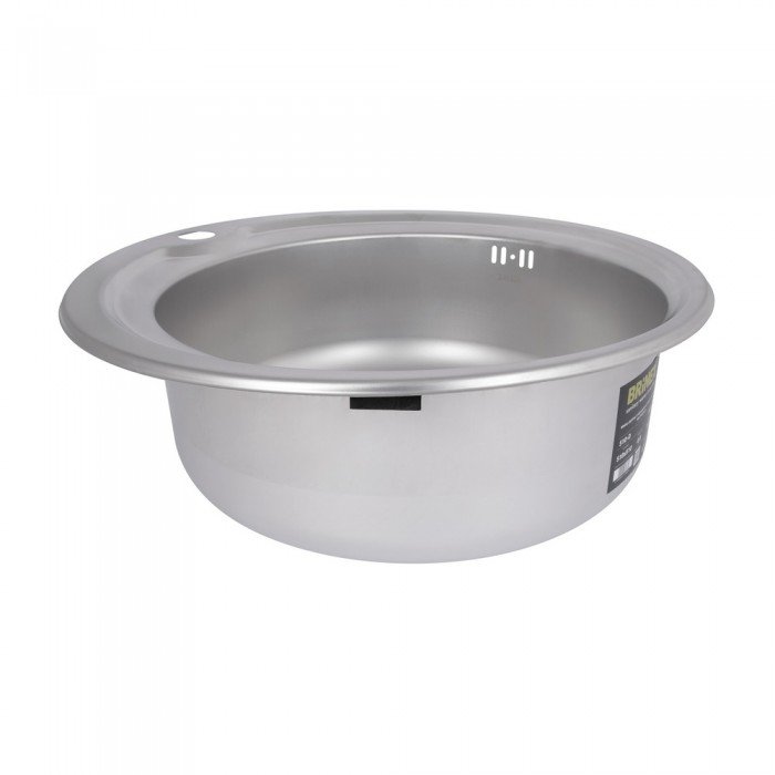 Кухонна мийка Brinex 510-D 0,8 мм Satin (BRIN510SAT08) Кухонна мийка Brinex 510-D 0,8 мм Satin (BRIN510SAT08)