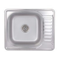 Кухонная мойка Brinex 5848 0,8 мм Satin (BRIN5848SAT08)