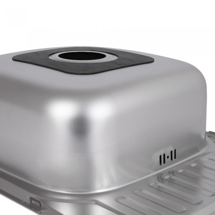 Кухонная мойка Brinex 5848 0,8 мм Satin (BRIN5848SAT08)