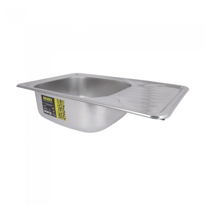 Кухонная мойка Brinex 6642 0,8 мм Satin (BRIN6642SAT08)