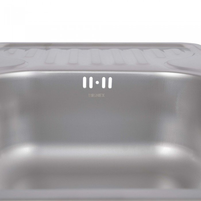 Кухонная мойка Brinex 6642 0,8 мм Satin (BRIN6642SAT08)