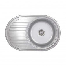 Кухонная мойка Brinex 7750 0,8 мм Satin (BRIN7750SAT08)
