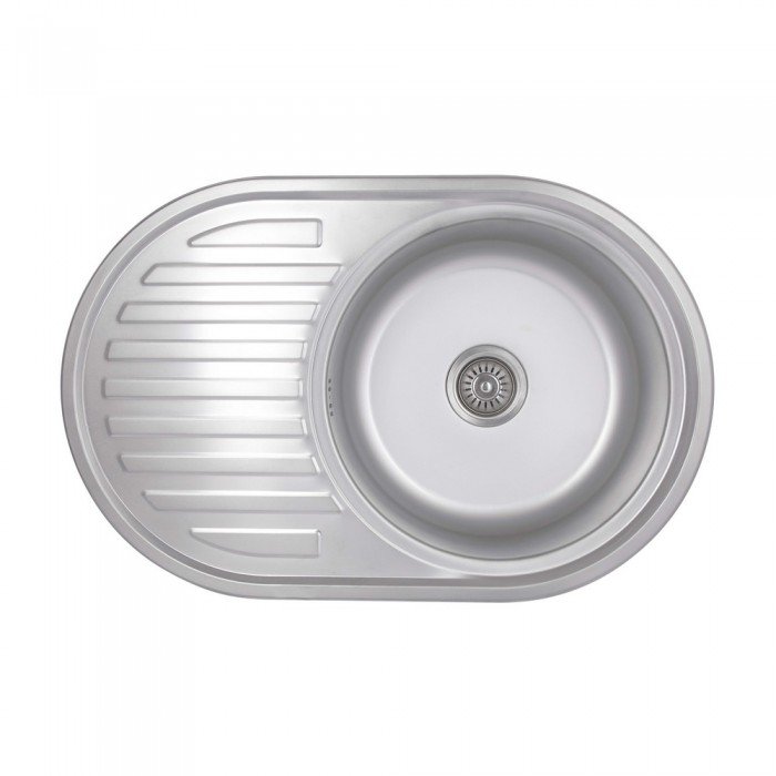 Кухонная мойка Brinex 7750 0,8 мм Satin (BRIN7750SAT08)