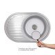 Кухонная мойка Brinex 7750 0,8 мм Satin (BRIN7750SAT08)