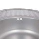 Кухонная мойка Brinex 7750 0,8 мм Satin (BRIN7750SAT08)