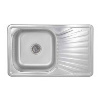 Кухонная мойка Brinex 7848 0,8 мм Micro Decor (BRIN7848MDEC08)