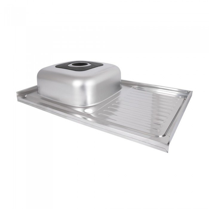 Кухонная мойка Brinex 5080-L 0,8 мм Satin (BRIN5080LSAT06)