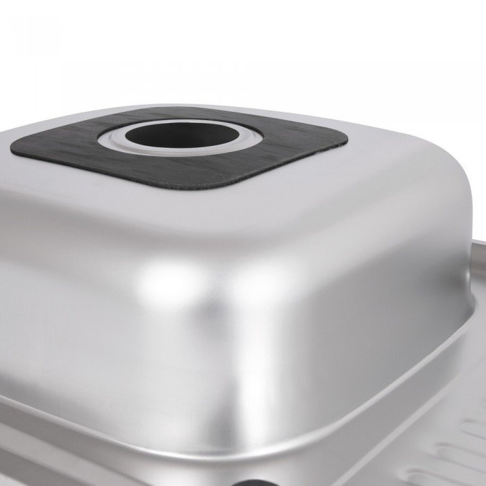 Кухонная мойка Brinex 5080-L 0,8 мм Satin (BRIN5080LSAT06)