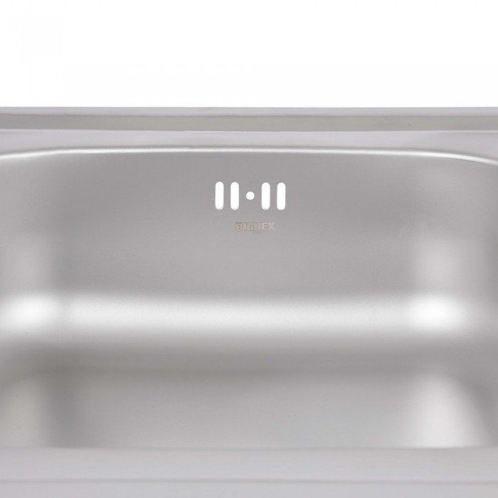 Кухонная мойка Brinex 5080-L 0,8 мм Satin (BRIN5080LSAT06)