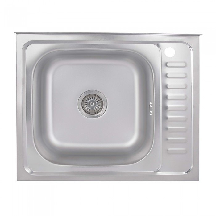 Кухонная мойка Brinex 6050-L 0,6 мм Satin (BRIN6050LSAT06)