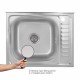 Кухонная мойка Brinex 6050-L 0,6 мм Satin (BRIN6050LSAT06)