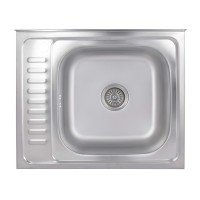 Кухонная мойка Brinex 6050-R 0,6 мм Satin (BRIN6050RSAT06)