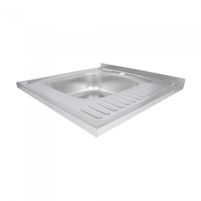 Кухонная мойка Brinex 6060-L 0,6 мм Satin (BRIN6060LSAT06)