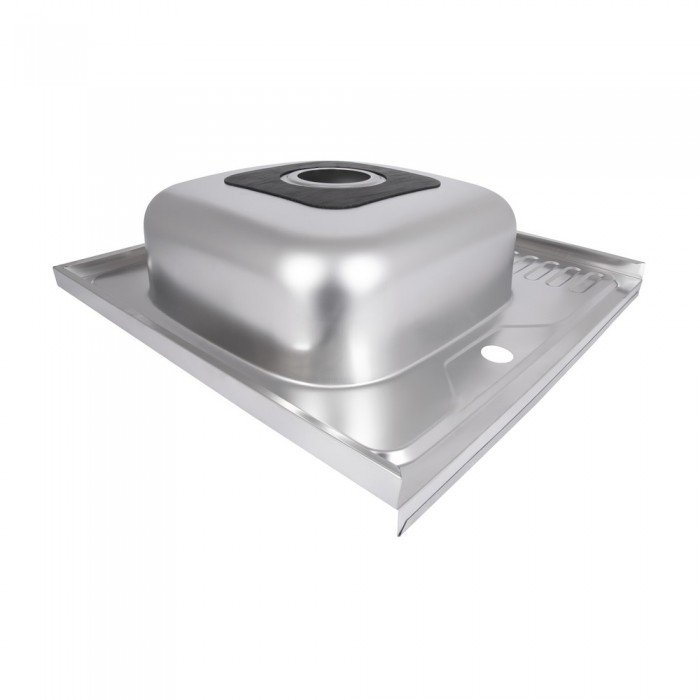 Кухонная мойка Brinex 6060-L 0,6 мм Satin (BRIN6060LSAT06)