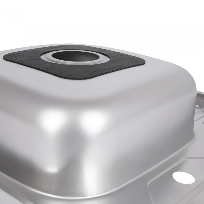 Кухонная мойка Brinex 6060-L 0,6 мм Satin (BRIN6060LSAT06)