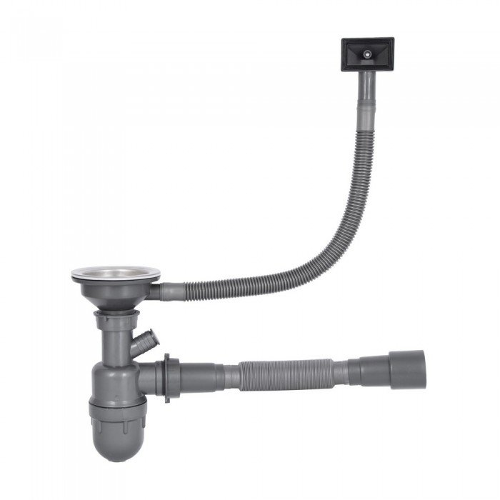 Кухонная мойка Brinex 6060-L 0,6 мм Satin (BRIN6060LSAT06)