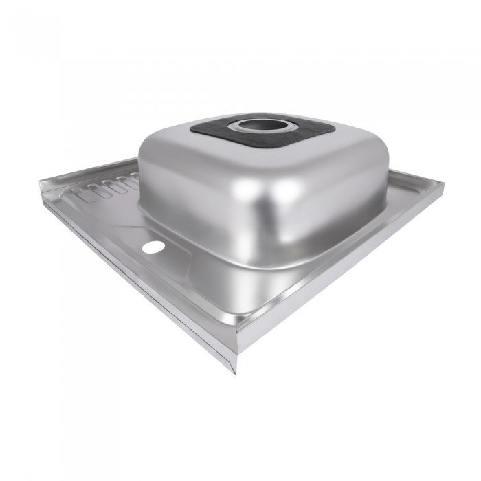 Кухонная мойка Brinex 6060-R 0,6 мм Satin (BRIN6060RSAT06) Кухонная мойка Brinex 6060-R 0,6 мм Satin (BRIN6060RSAT06)