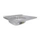Кухонная мойка Brinex 6080-L 0,6 мм Satin (BRIN6080LSAT06)
