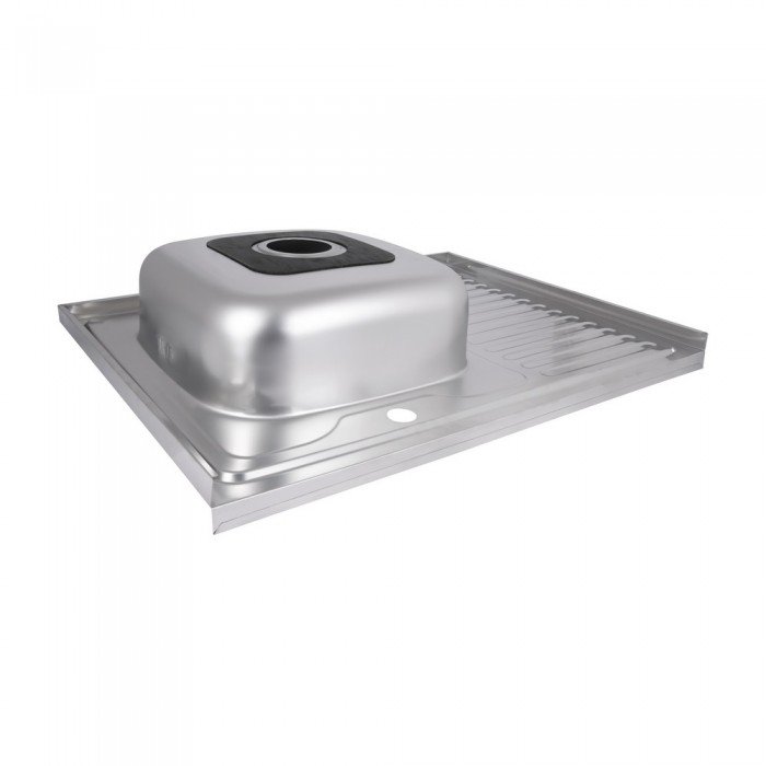Кухонная мойка Brinex 6080-L 0,6 мм Satin (BRIN6080LSAT06)