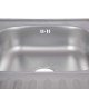 Кухонная мойка Brinex 6080-L 0,6 мм Satin (BRIN6080LSAT06)