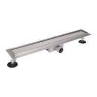 Трап із нержавіючої сталі Qtap Taurus FA1000 лінійний із сухим затвором