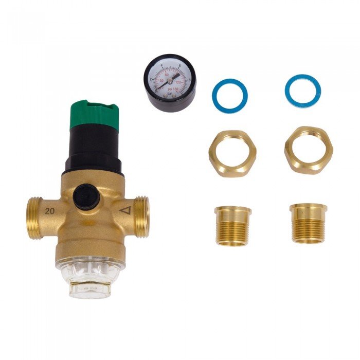 Фильтр самопромывной Thermo Alliance Forte 3/4" с редуктором для холодной воды SF128W20