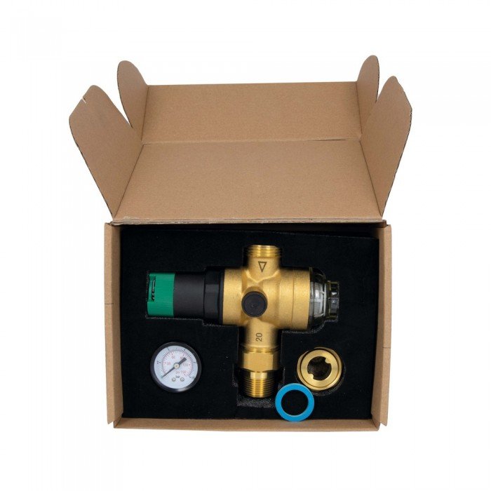 Фильтр самопромывной Thermo Alliance Forte 3/4" с редуктором для холодной воды SF128W20