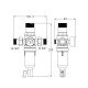 Фильтр самопромывной Thermo Alliance Forte 3/4" с редуктором для горячей воды SF128W20H Фильтр самопромывной Thermo Alliance Forte 3/4" с редуктором для горячей воды SF128W20H