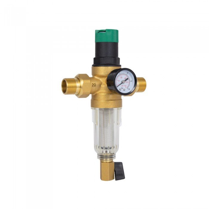 Фильтр самопромывной Thermo Alliance Forte 3/4" с редуктором для холодной воды SF128W20C