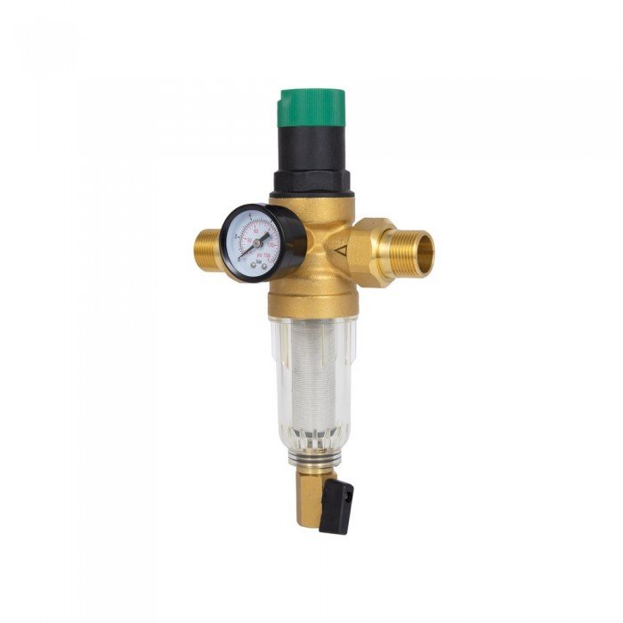 Фильтр самопромывной Thermo Alliance Forte 3/4" с редуктором для холодной воды SF128W20C