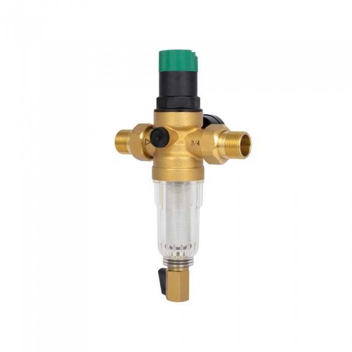 Фильтр самопромывной Thermo Alliance Forte 3/4" с редуктором для холодной воды SF128W20C