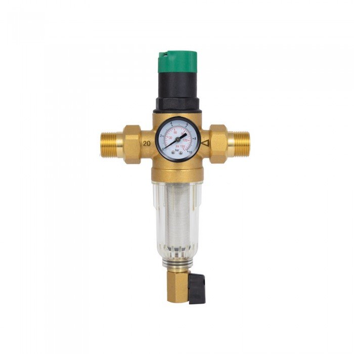 Фильтр самопромывной Thermo Alliance Forte 3/4" с редуктором для холодной воды SF128W20C
