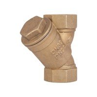 Фильтр косой Icma №50 грубой очистки 1 1/4"ВВ латунный 83050AG05