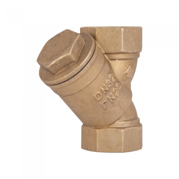 Фильтр косой Icma №50 грубой очистки 1 1/4"ВВ латунный 83050AG05