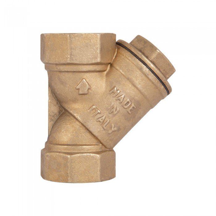 Фильтр косой Icma №50 грубой очистки 1 1/4"ВВ латунный 83050AG05