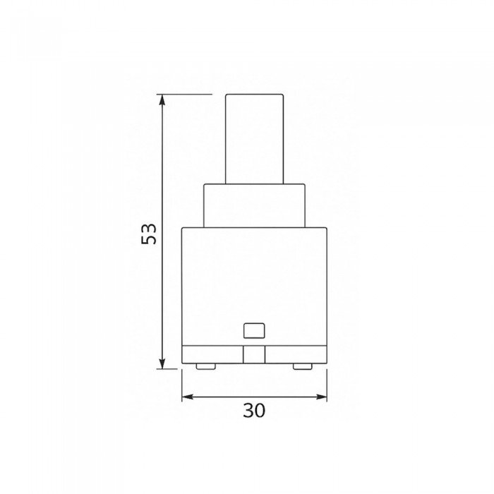 Картридж для змішувача Qtap Spojeni 30 мм QTSPO3048154